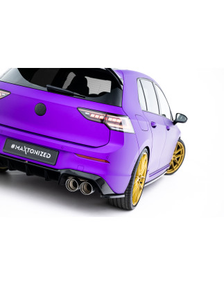 Splitters posteriori laterali V.3 for Volkswagen Golf R  Mk8 (Cod. M-VW-GO-8-R-RSD3G)