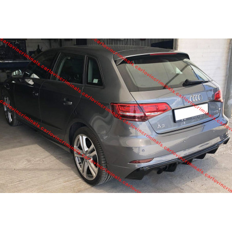 Diffusore paraurti Audi A3 8V S-Line (modello restyling 2016-2020) (Cod. C-C-L-CSP0666)
