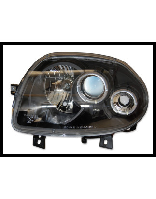 Fari Anteriori Angel Eyes Renault Clio II '98 Black Mod.II (Cod. E-FAR0046)