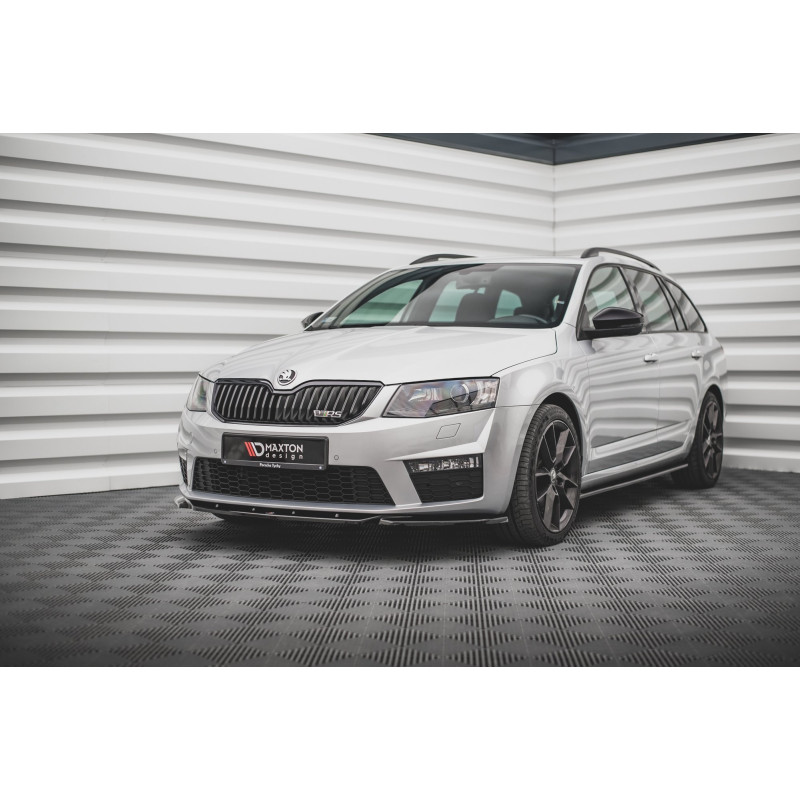 SPLITTER ANTERIORE V.4 Skoda Octavia RS Mk3 (Cod. M-SK-OC-3-RS-FD4G)