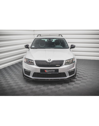 SPLITTER ANTERIORE V.4 Skoda Octavia RS Mk3 (Cod. M-SK-OC-3-RS-FD4G)