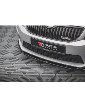 SPLITTER ANTERIORE V.4 Skoda Octavia RS Mk3 (Cod. M-SK-OC-3-RS-FD4G)