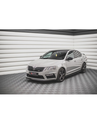SPLITTER ANTERIORE V.1 Skoda Octavia RS Mk3 Facelift (Cod. M-SK-OC-3F-RS-FD1G)