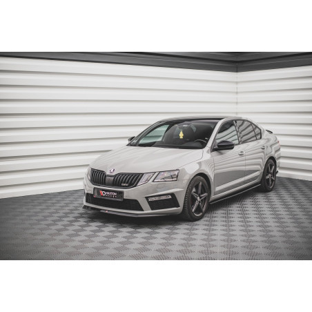 SPLITTER ANTERIORE V.1 Skoda Octavia RS Mk3 Facelift (Cod. M-SK-OC-3F-RS-FD1G)