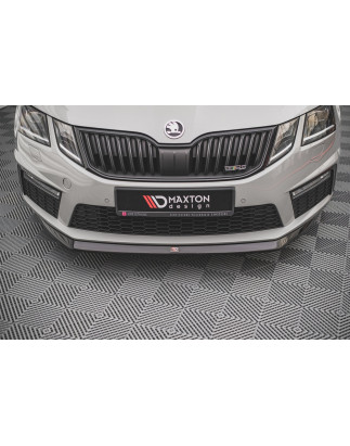 SPLITTER ANTERIORE V.1 Skoda Octavia RS Mk3 Facelift (Cod. M-SK-OC-3F-RS-FD1G)