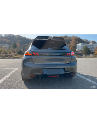 Spoiler posteriore Peugeot 208 II dal 2019 (Cod. C-C-L-CSP0700)