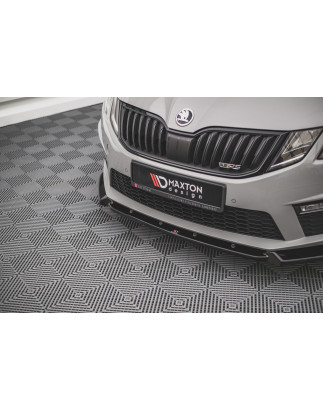 SPLITTER ANTERIORE V.2 Skoda Octavia RS Mk3 Facelift (Cod. M-SK-OC-3F-RS-FD2G)