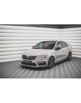 SPLITTER ANTERIORE V.3 Skoda Octavia RS Mk3 Facelift (Cod. M-SK-OC-3F-RS-FD3G)