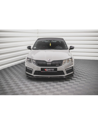 SPLITTER ANTERIORE V.3 Skoda Octavia RS Mk3 Facelift (Cod. M-SK-OC-3F-RS-FD3G)