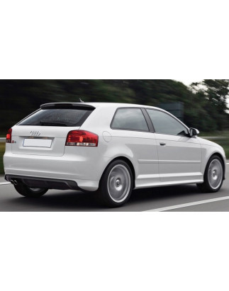Kit sottoparaurti posteriore e minigonne laterali Audi A3 8P 3 porte stile S3 (Cod. C-C-L-CSP0721)