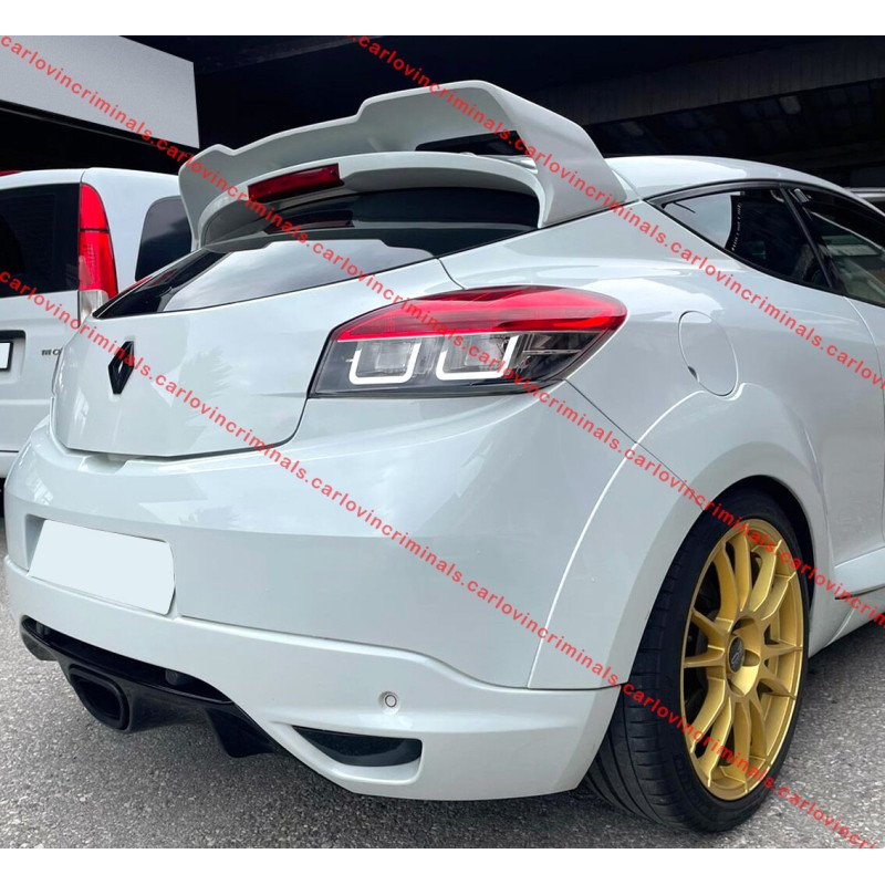 Spoiler posteriore Renault Megane 3 RS stile Cup - versione restyling (Cod. C-C-L-CSP0725)