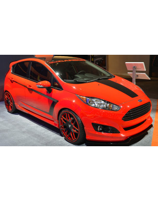 Minigonne laterali Ford Fiesta 7 5 porte stile ST / Zetec S (2008-2017) (Cod. C-C-L-CSP0733)