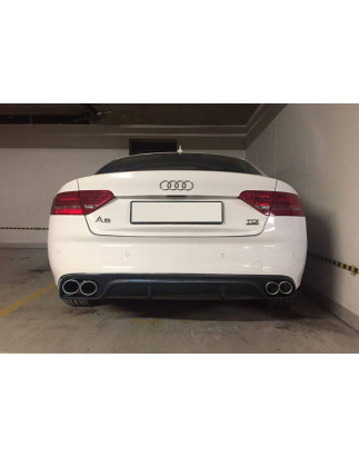 Diffusore posteriore Audi A5 Coupé S-Line 2007-2011 sottoparaurti stile RS (Cod. C-C-L-CSP0761)