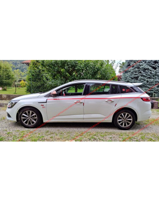 Spoiler posteriore Renault Megane 4 IV Cup - per Grandtour / station wagon (Cod. C-C-L-CSP0765)
