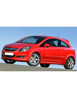 Minigonne laterali Opel Corsa D 3 porte - stile OPC (Cod. C-C-L-CSP0835)