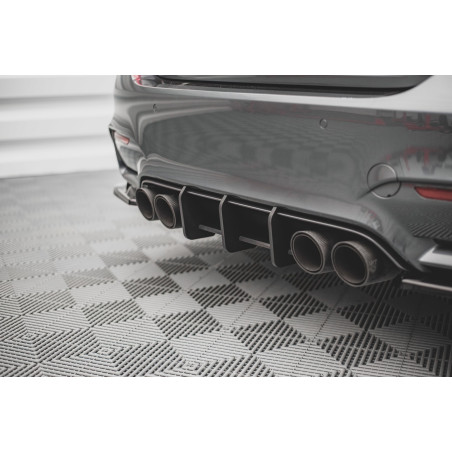 DIFFUSORE POSTERIORE street pro BMW M4 F82 (Cod. M-BM482MCNC-RS1B)