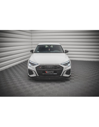SPLITTER ANTERIORE street pro Audi S3 / A3 S-Line 8Y (Cod. M-AUA38YSLINECNC-FD1B)