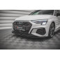 SPLITTER ANTERIORE street pro Audi S3 / A3 S-Line 8Y (Cod. M-AUA38YSLINECNC-FD1B)