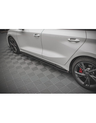 Diffusori minigonne street pro V.1 Audi S3 / A3 S-Line 8Y / 8Y Facelift (Cod. M-AUA38YSLINECNC-SD1B)