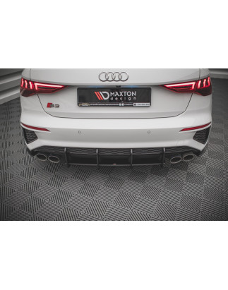 DIFFUSORE POSTERIORE street pro Audi S3 Sportback 8Y (Cod. M-AUS38YCNC-RS1B)