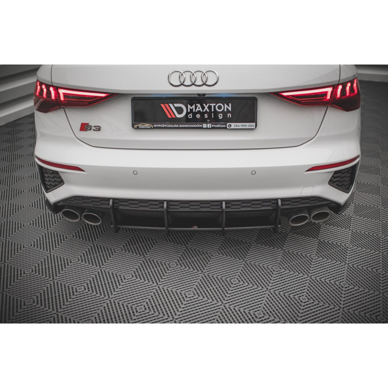 DIFFUSORE POSTERIORE street pro Audi S3 Sportback 8Y (Cod. M-AUS38YCNC-RS1B)