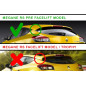 Spoiler posteriore Renault Megane MK3 RS stile Cup pre-restyling (2008-2010) (Cod. C-C-L-CSP0939)