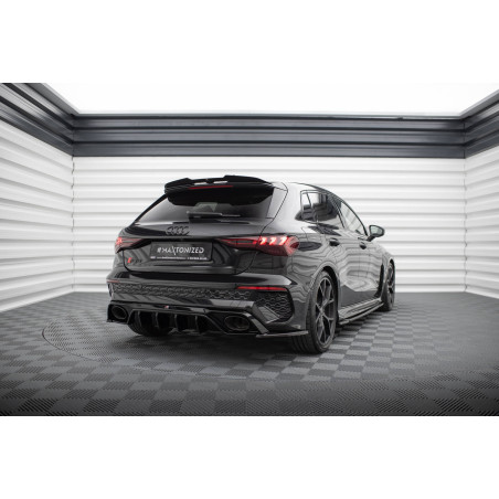 Spoiler Cap V.2 Audi RS3 / S3 / A3 S-Line Sportback 8Y / 8Y Facelift (Cod. M-AU-A3-8Y-SLINE-CAP2G)