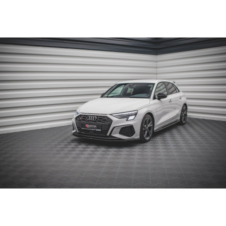 SPLITTER ANTERIORE V.1 Audi S3 / A3 S-Line 8Y (Cod. M-AU-A3-8Y-SLINE-FD1G)