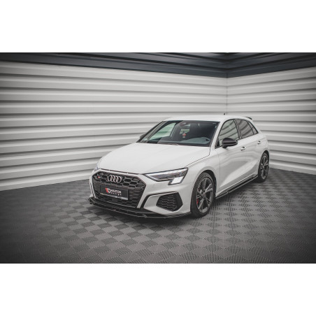 SPLITTER ANTERIORE V.3 Audi S3 / A3 S-Line 8Y (Cod. M-AU-A3-8Y-SLINE-FD3G)