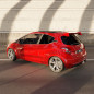 Spoiler posteriore Peugeot 208 stile R5 Rally (2012-2019) (Cod. C-C-L-CSP0961)