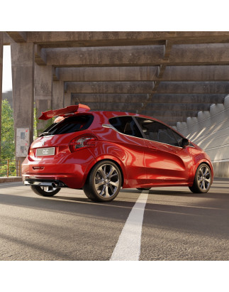 Spoiler posteriore Peugeot 208 stile R5 Rally (2012-2019) (Cod. C-C-L-CSP0961)