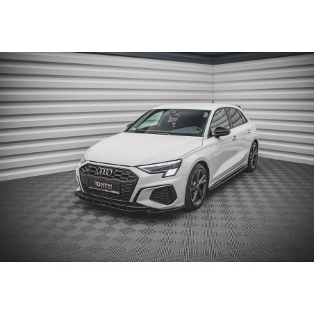 SPLITTER ANTERIORE V.4 Audi S3 / A3 S-Line 8Y (Cod. M-AU-A3-8Y-SLINE-FD4G)
