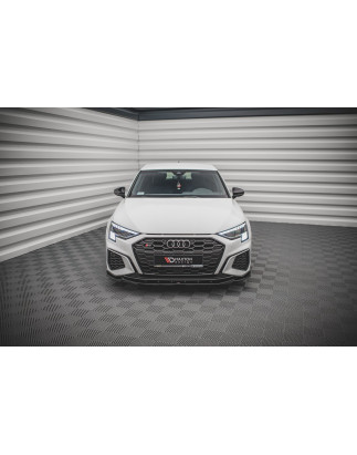 SPLITTER ANTERIORE V.4 Audi S3 / A3 S-Line 8Y (Cod. M-AU-A3-8Y-SLINE-FD4G)