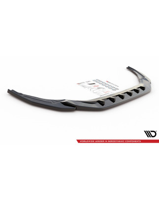SPLITTER ANTERIORE V.4 Audi S3 / A3 S-Line 8Y (Cod. M-AU-A3-8Y-SLINE-FD4G)