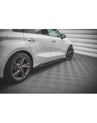 Diffusori minigonne V.1 Audi S3 / A3 S-Line Sportback / berlina 8Y / 8Y Facelift (Cod. M-AU-A3-8Y-SL