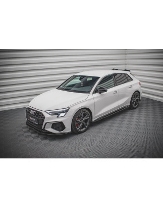 Diffusori minigonne V.1 Audi S3 / A3 S-Line Sportback / berlina 8Y / 8Y Facelift (Cod. M-AU-A3-8Y-SL