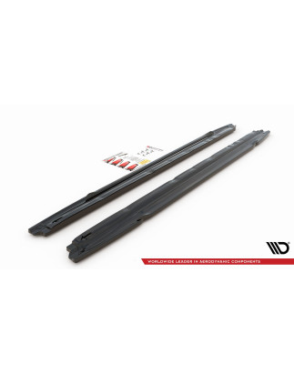 Diffusori minigonne V.1 Audi S3 / A3 S-Line Sportback / berlina 8Y / 8Y Facelift (Cod. M-AU-A3-8Y-SL
