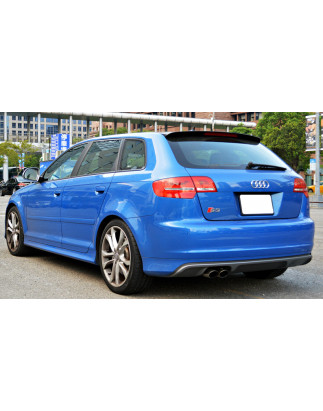 Sottoparaurti posteriore Audi A3 8P 5 porte Sportback stile S3 (2005-2008) (Cod. C-C-L-CSP0978)