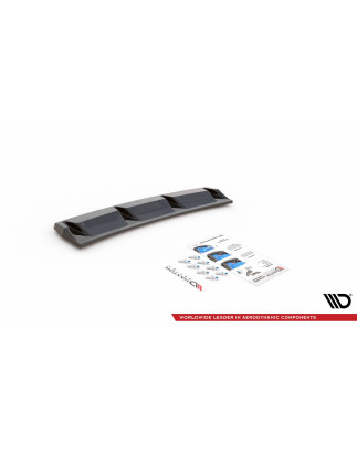 Splitter posteriore for Audi S3 Sportback 8Y (Cod. M-AU-A3-8Y-SLINE-RD3G)