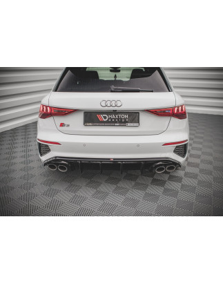 Sottoparaurti posteriore Audi S3 Sportback 8Y (Cod. M-AU-A3-8Y-SLINE-RS1G)