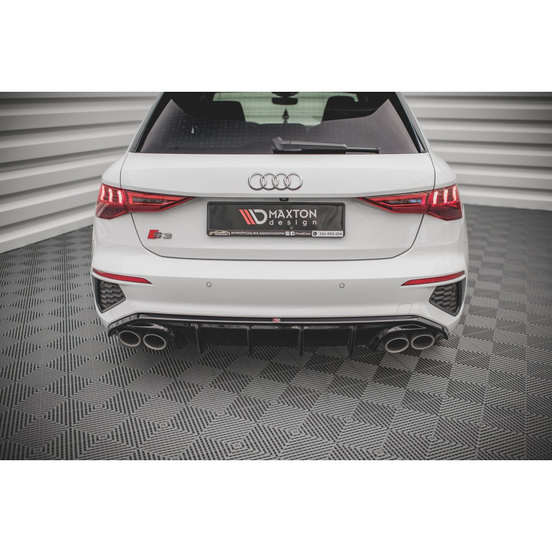 Sottoparaurti posteriore Audi S3 Sportback 8Y (Cod. M-AU-A3-8Y-SLINE-RS1G)