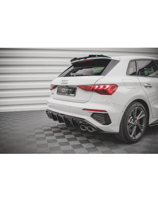 Sottoparaurti posteriore Audi S3 Sportback 8Y (Cod. M-AU-A3-8Y-SLINE-RS1G)