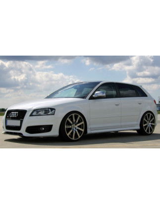 Minigonne laterali Audi A3 8P Sportback 5 porte stile S3 (2005-2012) (Cod. C-C-L-CSP0983)