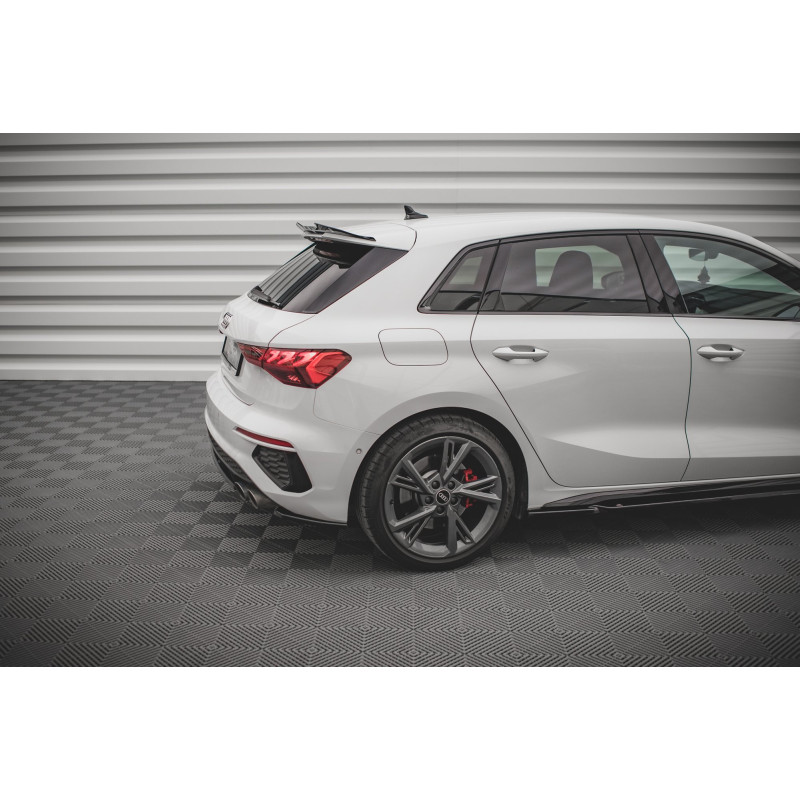 Splitters posteriori laterali V.1 Audi S3 Sportback 8Y (Cod. M-AU-A3-8Y-SLINE-RSD1G)