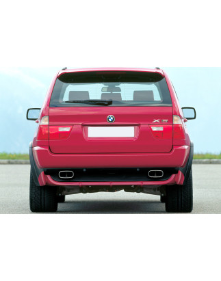 Sottoparaurti posteriore BMW X5 E53 (1999-2006) stile 4.8is (Cod. C-C-L-CSP0996)