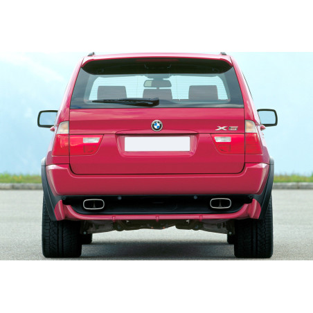 Sottoparaurti posteriore BMW X5 E53 (1999-2006) stile 4.8is (Cod. C-C-L-CSP0996)
