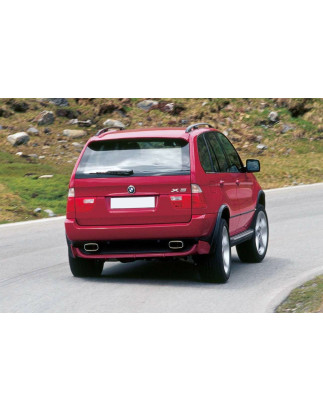 Sottoparaurti posteriore BMW X5 E53 (1999-2006) stile 4.8is (Cod. C-C-L-CSP0996)