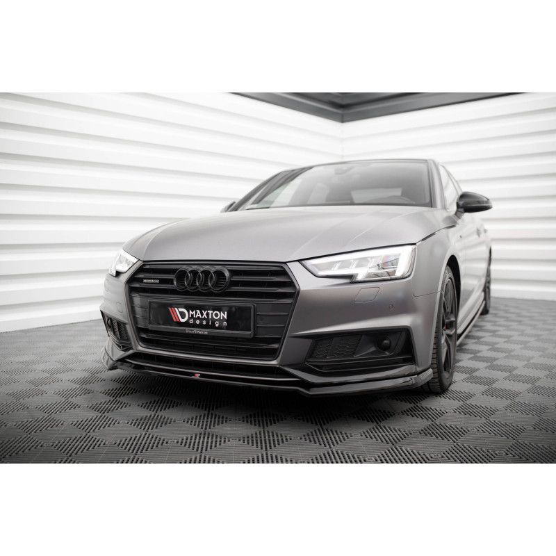 SPLITTER ANTERIORE V.4 Audi S4 / A4 S-Line B9 (Cod. M-AU-A4-B9-SLINE-FD4G)