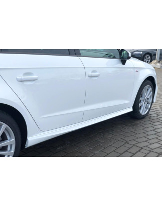 Minigonne laterali Audi A3 8V Sportback 5 porte stile S3 dal 2013 (Cod. C-C-L-CSP1007)