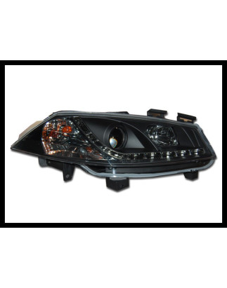 Fari Day Light Renault Megane '03 Black  1ª Fase (Cod. E-FAR0054)